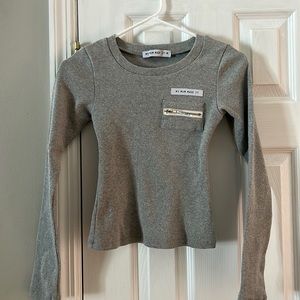 My Mum Made It grey top